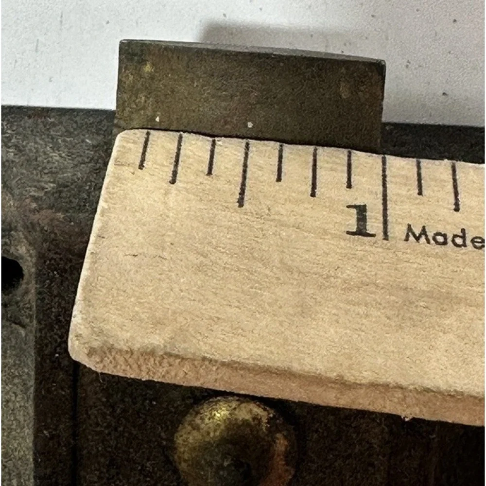 Old Russwin Cast Iron Thumbturn Deadbolt Door Lock‎